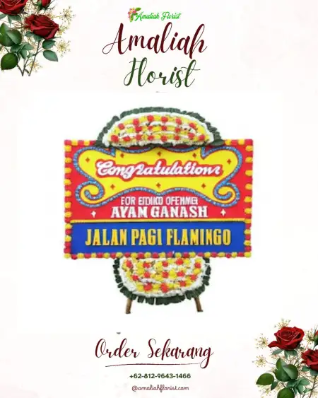 Sewa Papan Bunga Mawa